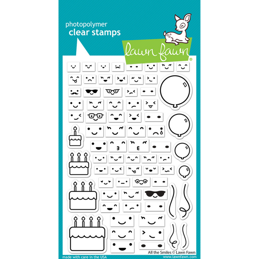 Lawn Fawn - All the Smiles Stamps