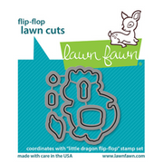 Lawn Fawn - Little Dragon Flip Flop Dies