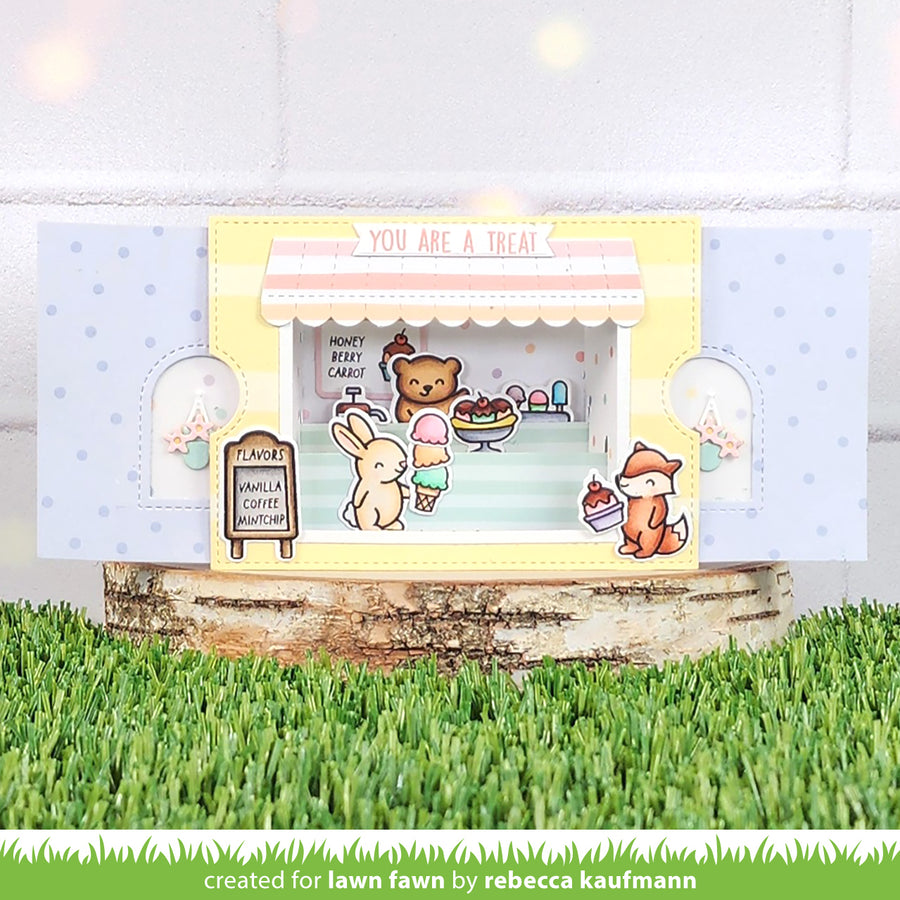 Lawn Fawn - Ta-da! Diorama! Shop Add-on Dies