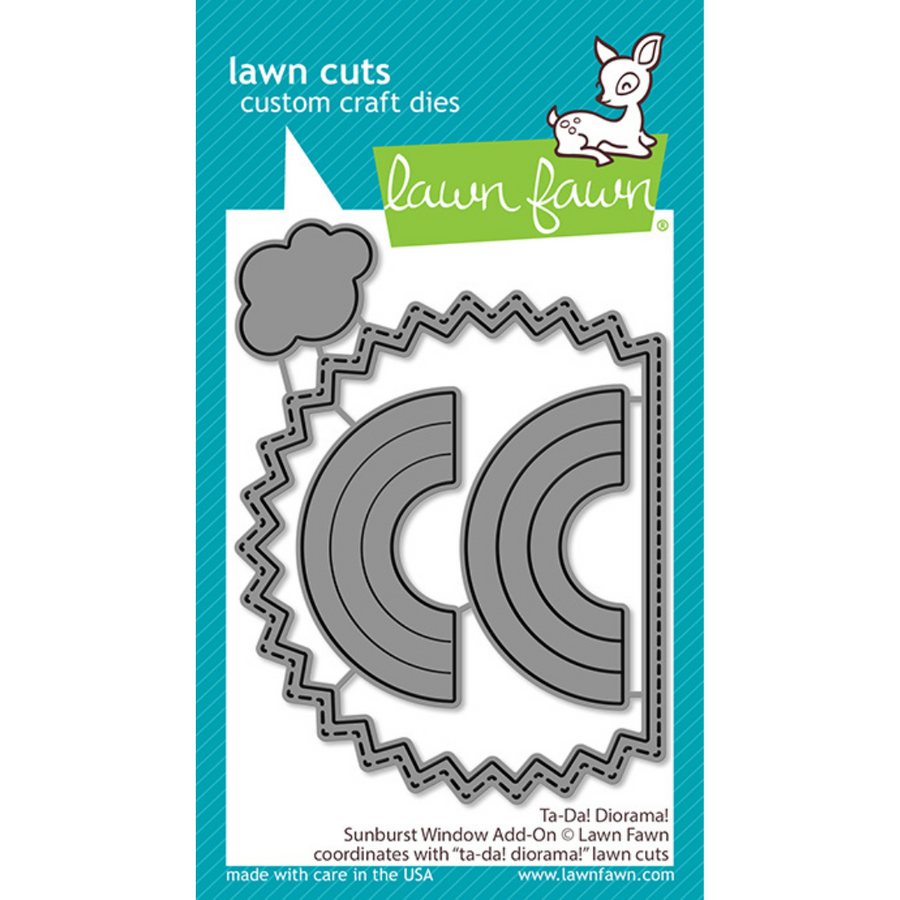 Lawn Fawn - Ta-da! Diorama! Sunburst Window Add-on Dies