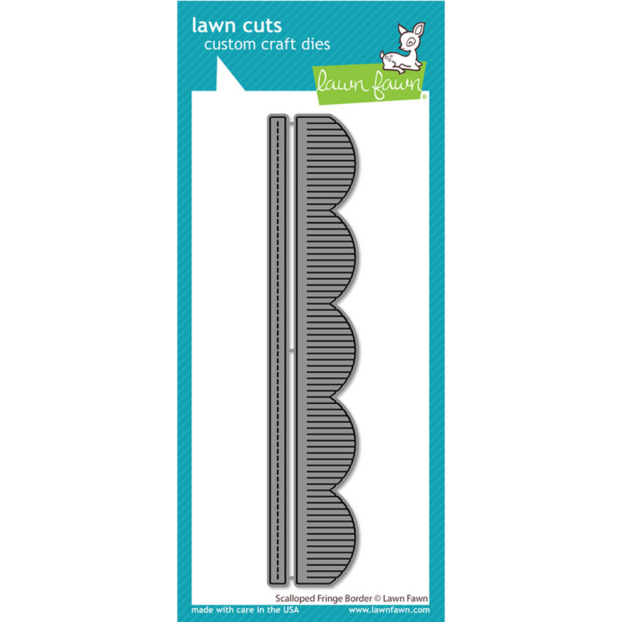 Lawn Fawn - Scalloped Fringe Border Dies