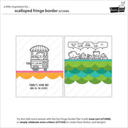 Lawn Fawn - Scalloped Fringe Border Dies