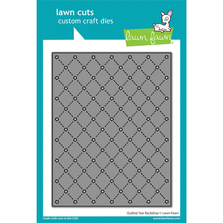 Lawn Fawn - Quilted Star Backdrop Die