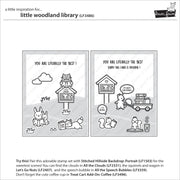 Lawn Fawn - Little Woodland Library Stamps