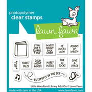 Lawn Fawn - Little Woodland Library Add-on Stamps