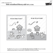 Lawn Fawn - Little Woodland Library Add-on Stamps