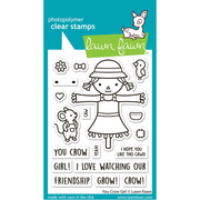 Lawn Fawn - You Crow Girl Stamps