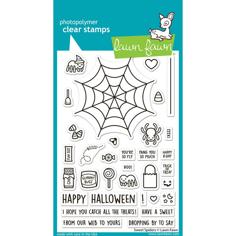 Lawn Fawn - Sweet Spiders Stamps