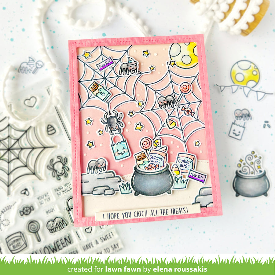 Lawn Fawn - Sweet Spiders Stamps