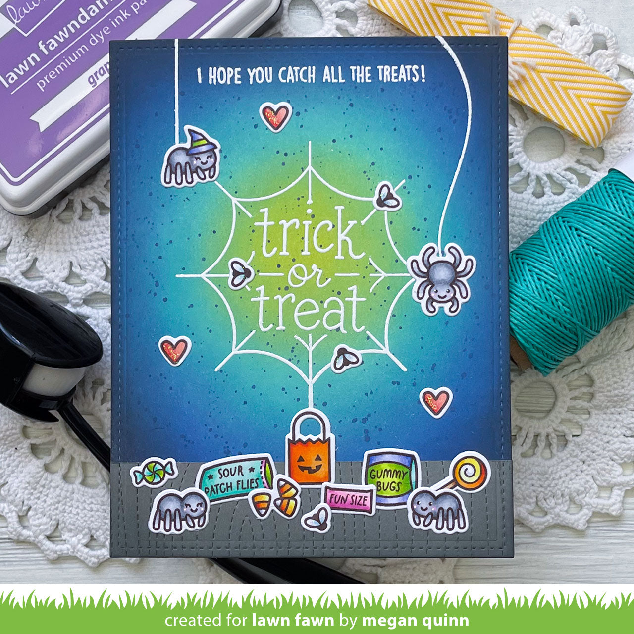 Lawn Fawn - Sweet Spiders Add-on Stamps