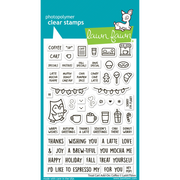 Lawn Fawn - Treat Cart Add-on: Coffee Stamps