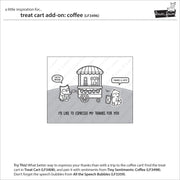 Lawn Fawn - Treat Cart Add-on: Coffee Stamps