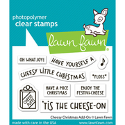 Lawn Fawn - Cheesy Christmas Add-on Stamps