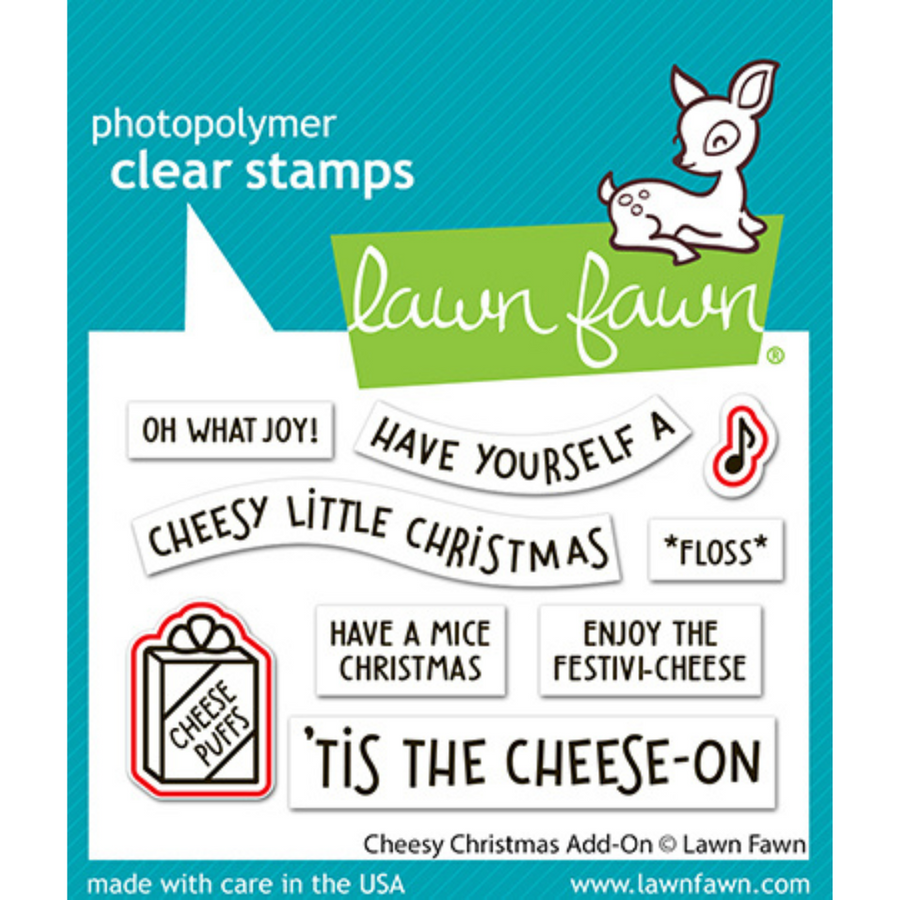 Lawn Fawn - Cheesy Christmas Add-on Dies