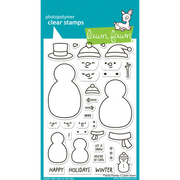 Lawn Fawn - Frosty Family Stamps