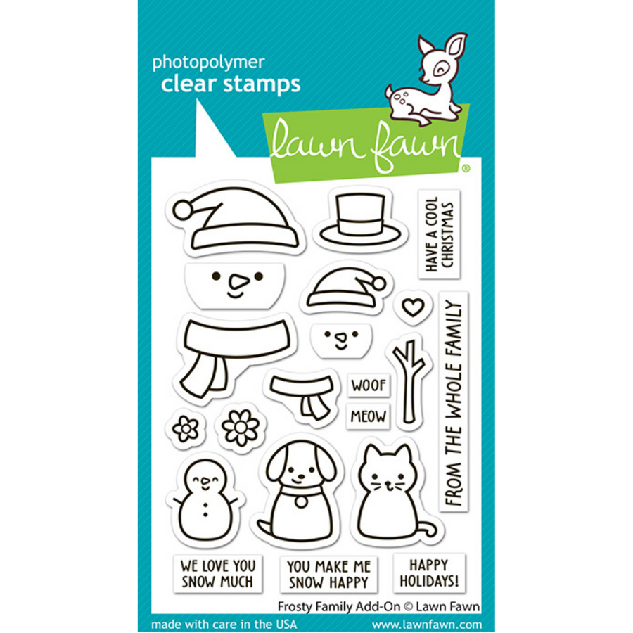 Lawn Fawn - Frosty Family Add-on Stamps