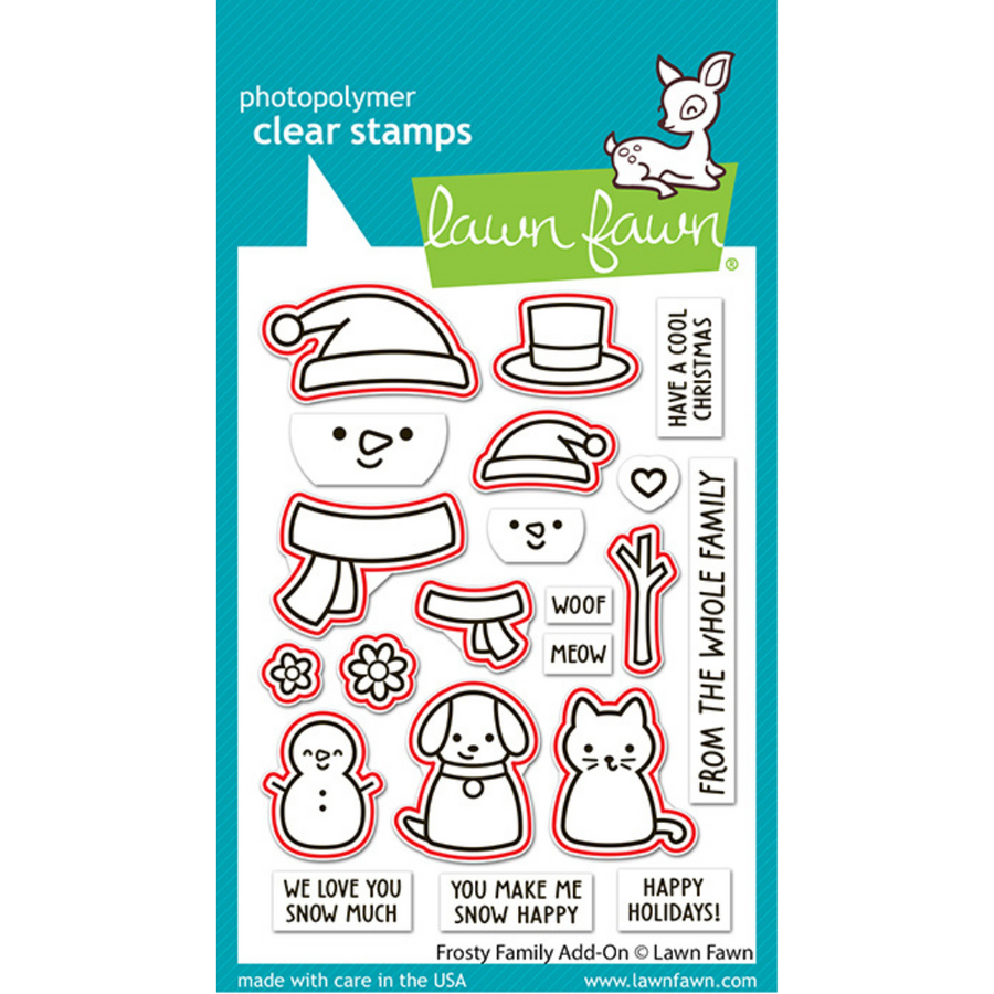 Lawn Fawn - Frosty Family Add-on Dies