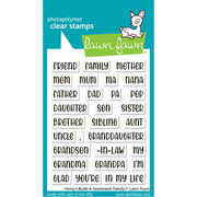 Lawn Fawn - Henry's Build-A-Sentiment: Family Stamps