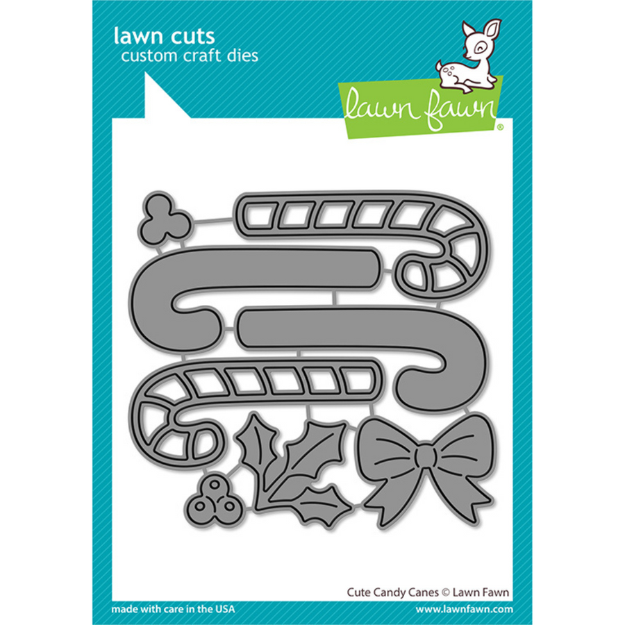 Lawn Fawn - Cute Candy Canes Dies