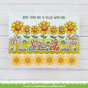 Lawn Fawn - Sunflower Border Dies