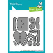 Lawn Fawn - Tiny Gift Box Owl and Penguin Add-on Dies