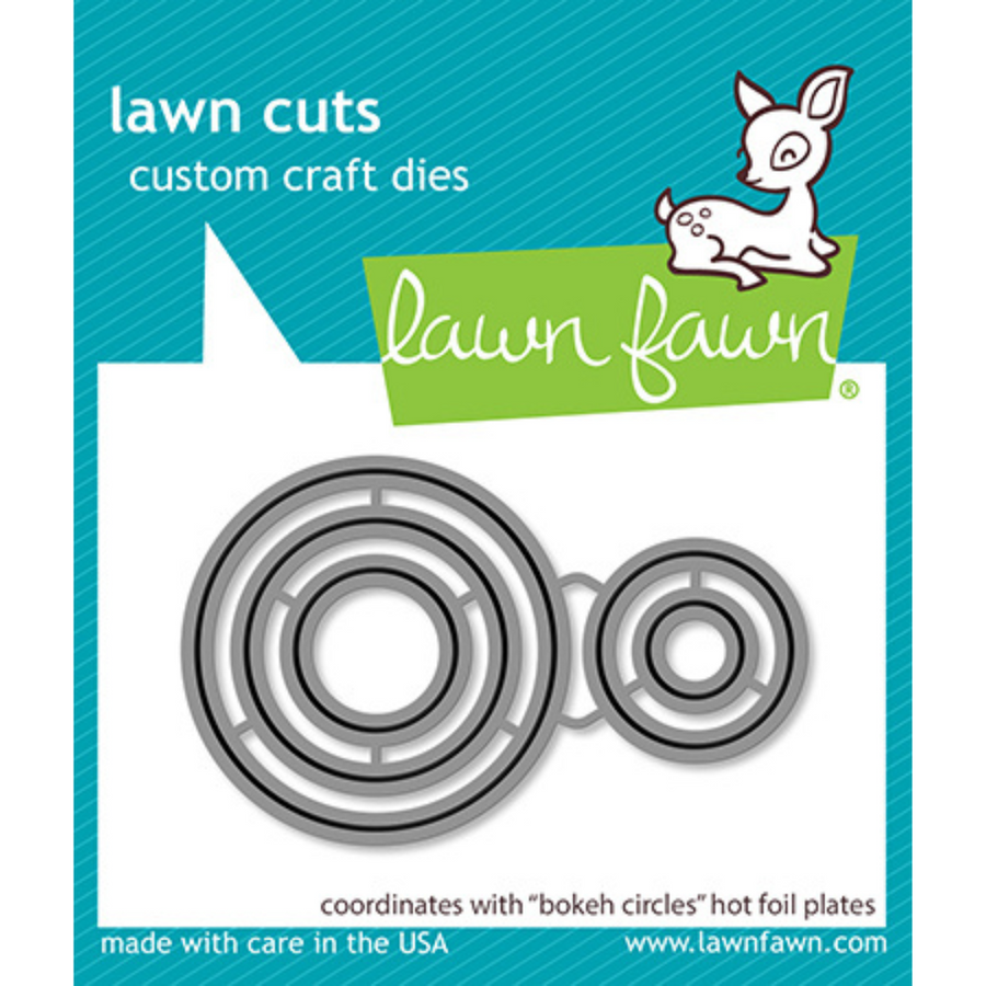 Lawn Fawn - Bokeh Circles Hot Foil Plates Dies