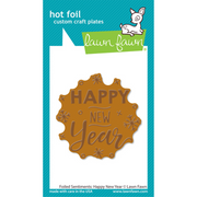 Lawn Fawn - Foiled Sentiments: Happy New Year Hot Foil Plate