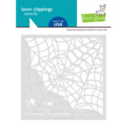 Lawn Fawn - Spiderweb Background Stencils