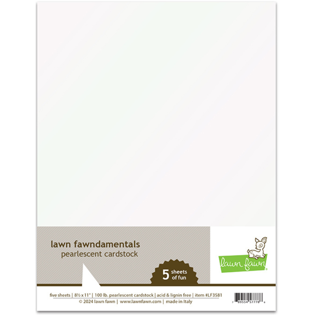 Lawn Fawn - Pearlescent Cardstock