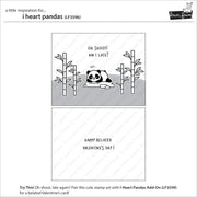 Lawn Fawn - I Heart Pandas Stamps