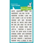 Lawn Fawn - Henry's Build-a-Sentiment: Love Stamps