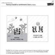 Lawn Fawn - Henry's Build-a-Sentiment: Love Stamps