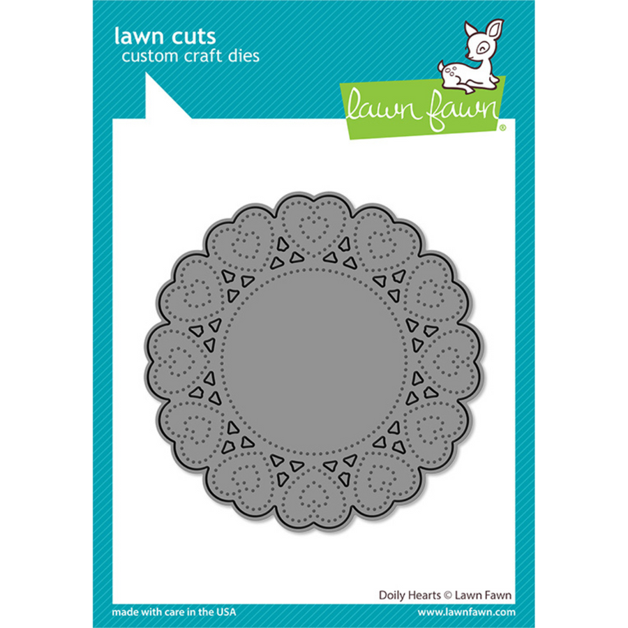 Lawn Fawn - Doily Hearts Dies