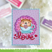 Lawn Fawn - Tiny Gift Box Panda and Bear Add-on Dies