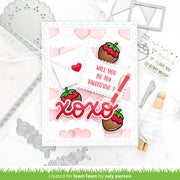 Lawn Fawn - Layered Hearts Background Stencils