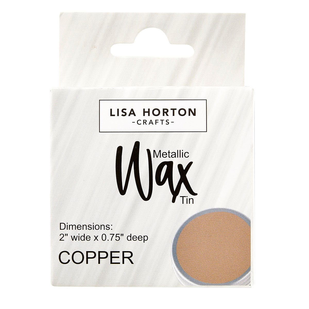 Lisa Horton Crafts Water Based Wax Tin - Copper #876