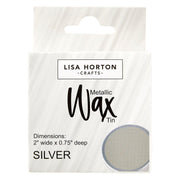 Lisa Horton Crafts Water Based Wax Tin - Silver #877