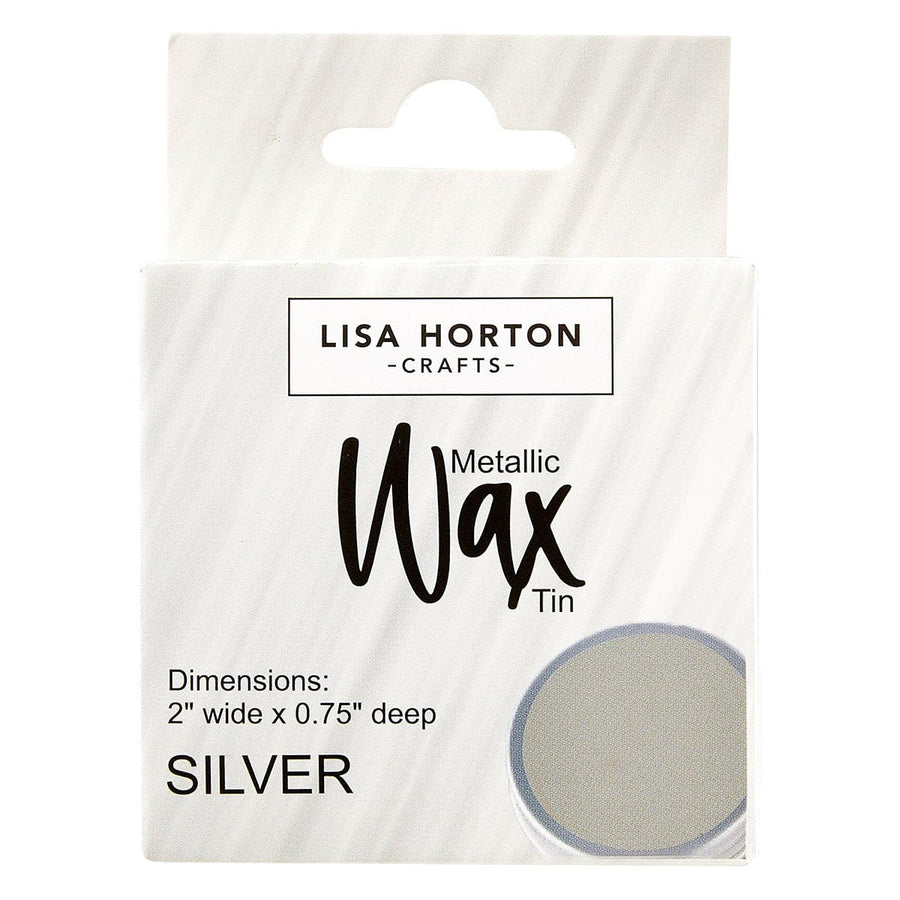 Lisa Horton Crafts Water Based Wax Tin - Silver #877