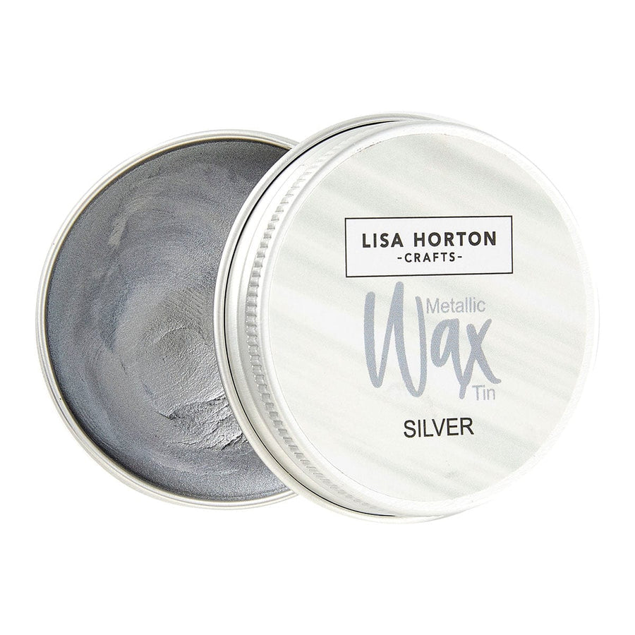 Lisa Horton Crafts Water Based Wax Tin - Silver #877