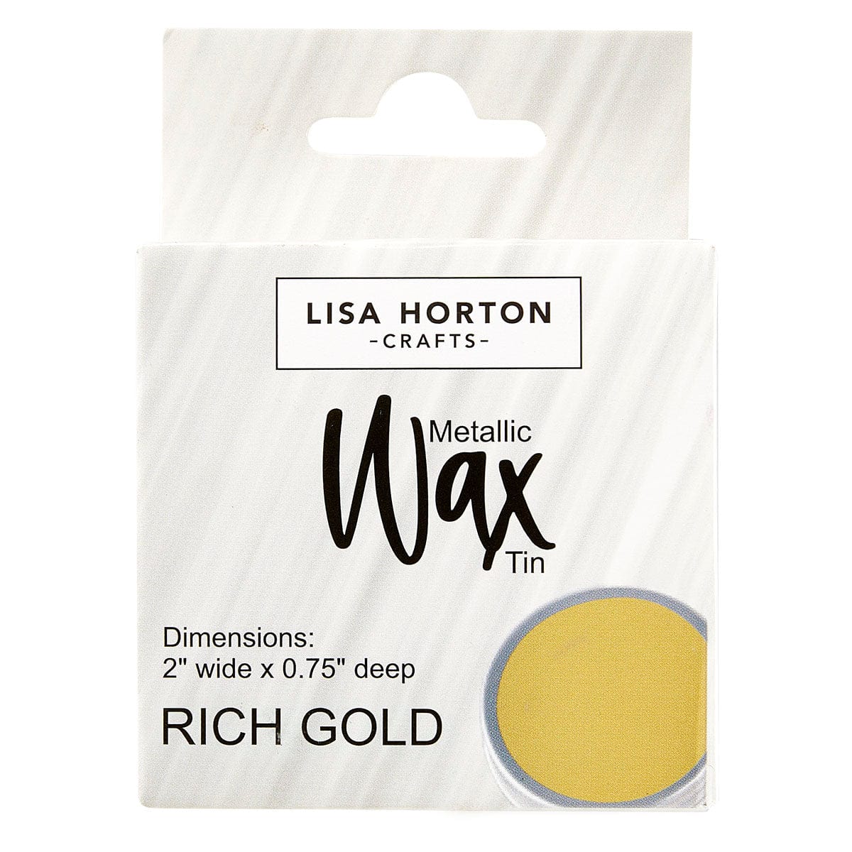 Lisa Horton Crafts Water Based Wax Tin - Rich Gold #871C