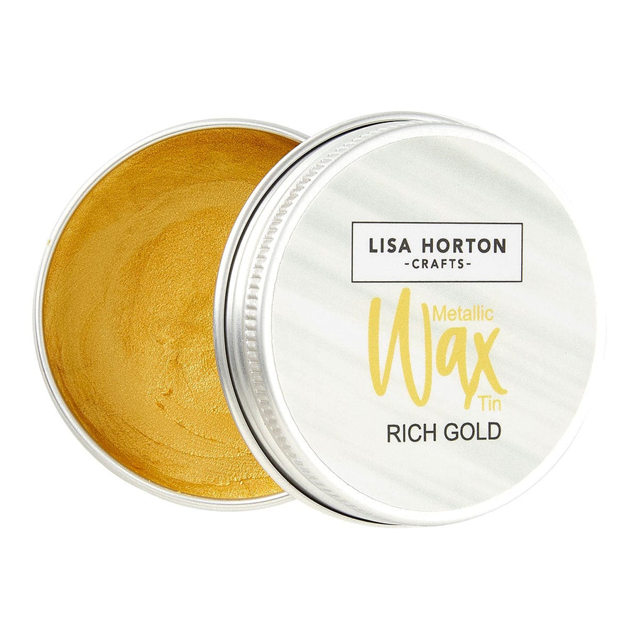 Lisa Horton Crafts Water Based Wax Tin - Rich Gold #871C