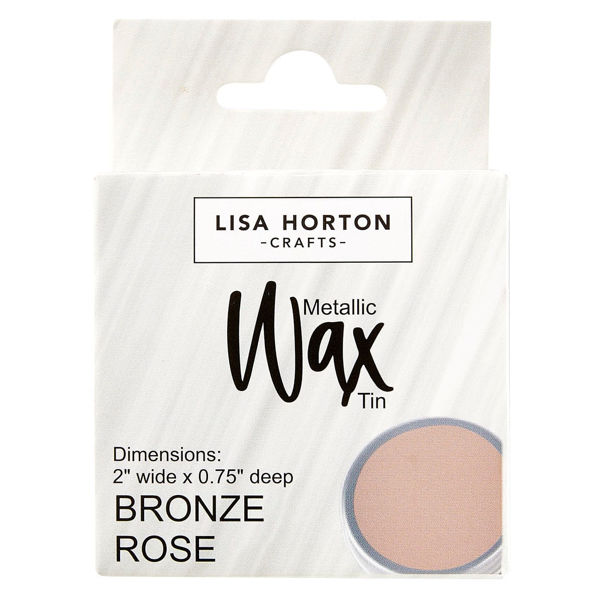 Lisa Horton Crafts Water Based Wax Tin - Bronze Rose #10412C