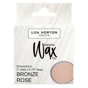 Lisa Horton Crafts Water Based Wax Tin - Bronze Rose #10412C