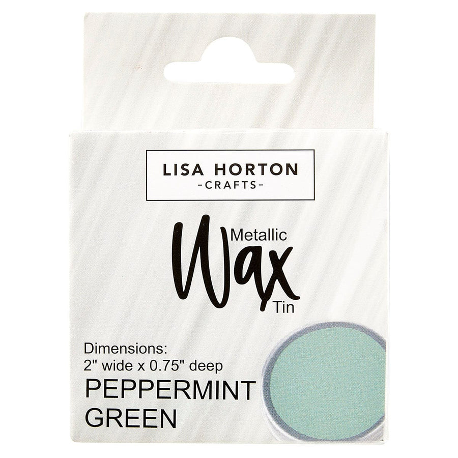 Lisa Horton Crafts Water Based Wax Tin - Peppermint Green #355