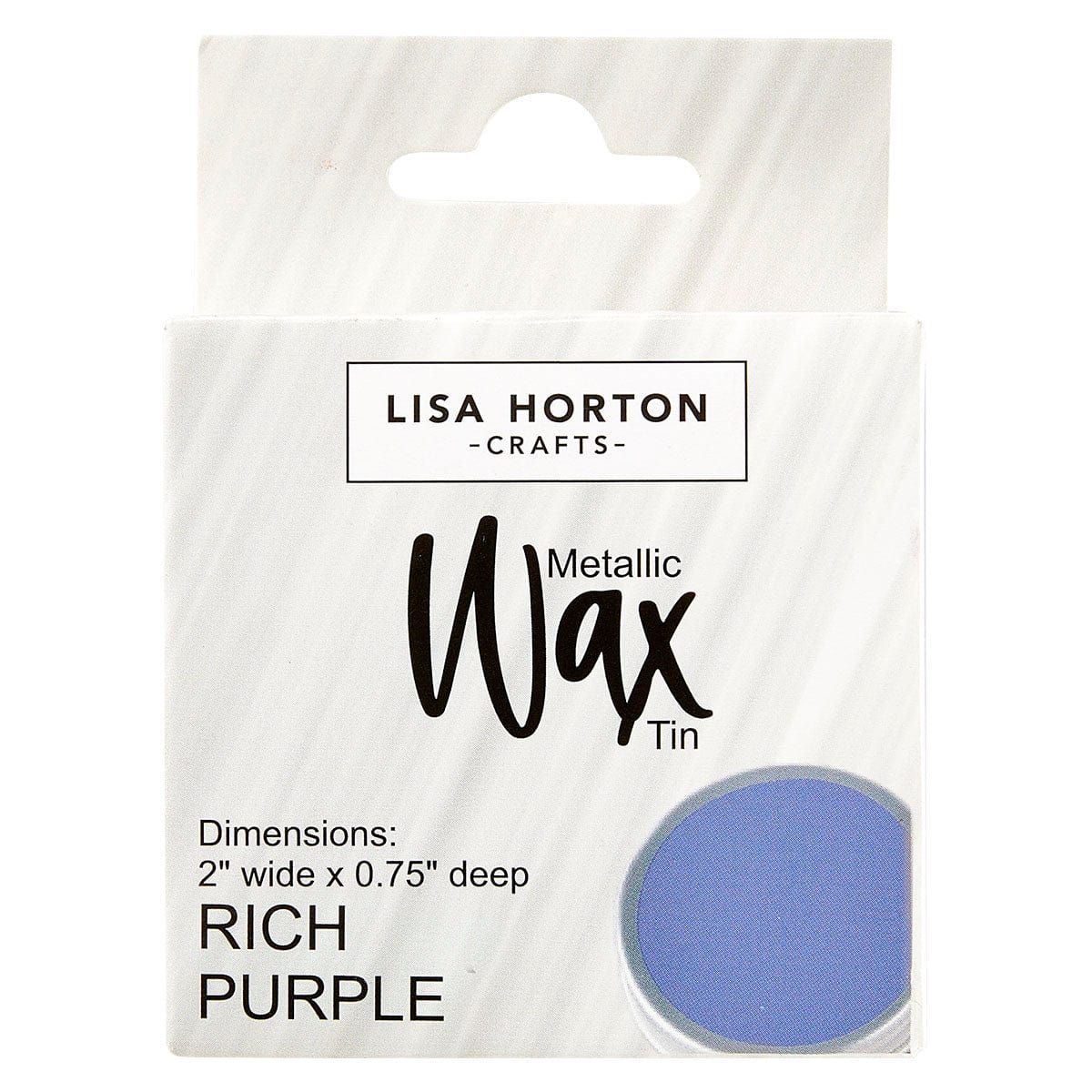 Lisa Horton Crafts Water Based Wax Tin - Rich Purple #266