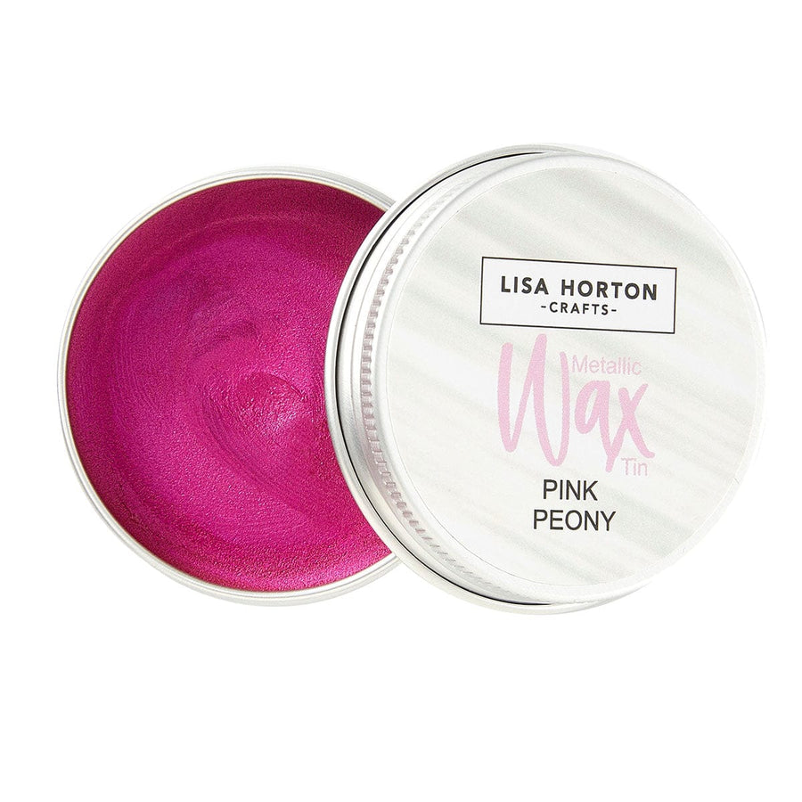 Lisa Horton Crafts Water Based Wax Tin - Pink Peony #225