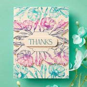 Spellbinders -  BetterPress Society March (Anemone Frame Press Plate & Die Set)