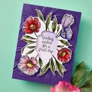 Spellbinders -  BetterPress Society March (Anemone Frame Press Plate & Die Set)