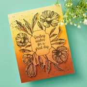 Spellbinders -  BetterPress Society March (Anemone Frame Press Plate & Die Set)