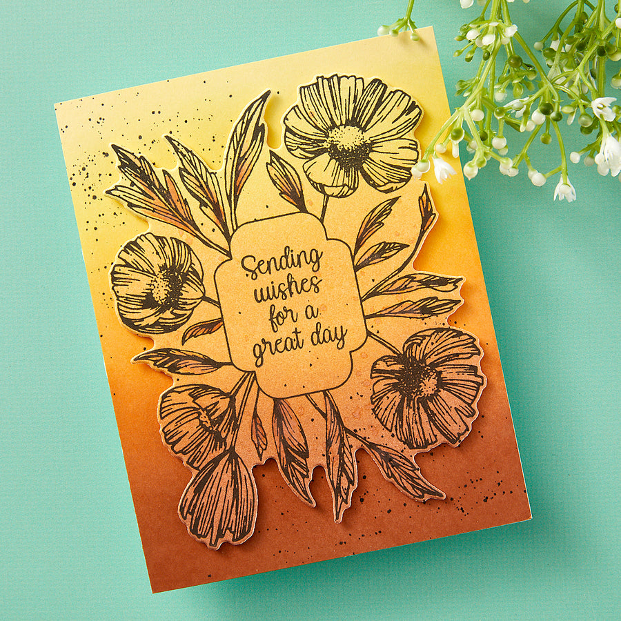 Spellbinders -  BetterPress Society March (Anemone Frame Press Plate & Die Set)